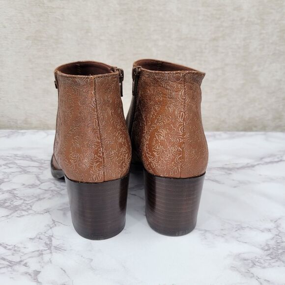 Hispanitas Ankle Boor 75677 Dakota Brown Leather Ankle Boots - Picture 6 of 13